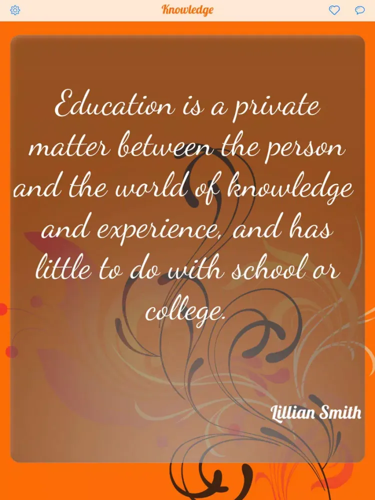 Capturas de tela do Ultimate Knowledge Quotes iPad 