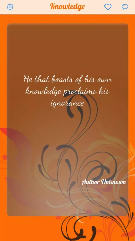 Capturas de tela do Ultimate Knowledge Quotes