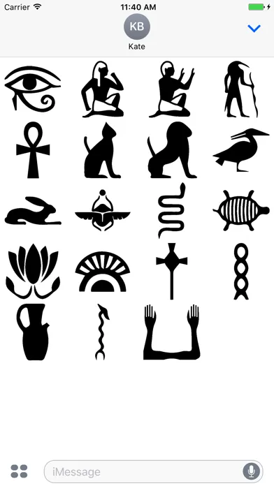 Zrzuty ekranu Egypt Stickers