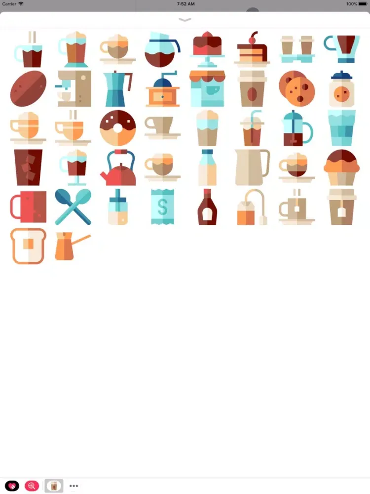 The Coffee Sticker Pack iPad  스크린샷
