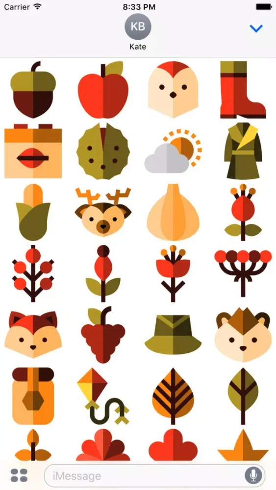 The Fall Sticker Pack应用截图