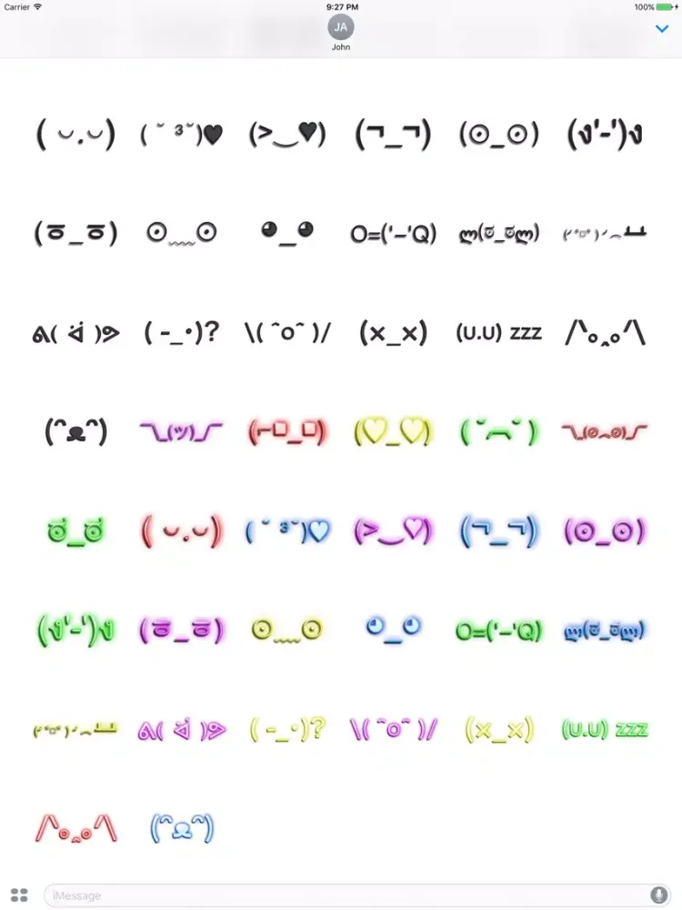 ภาพหน้าจอของ Neon Retro Emoji iPad 