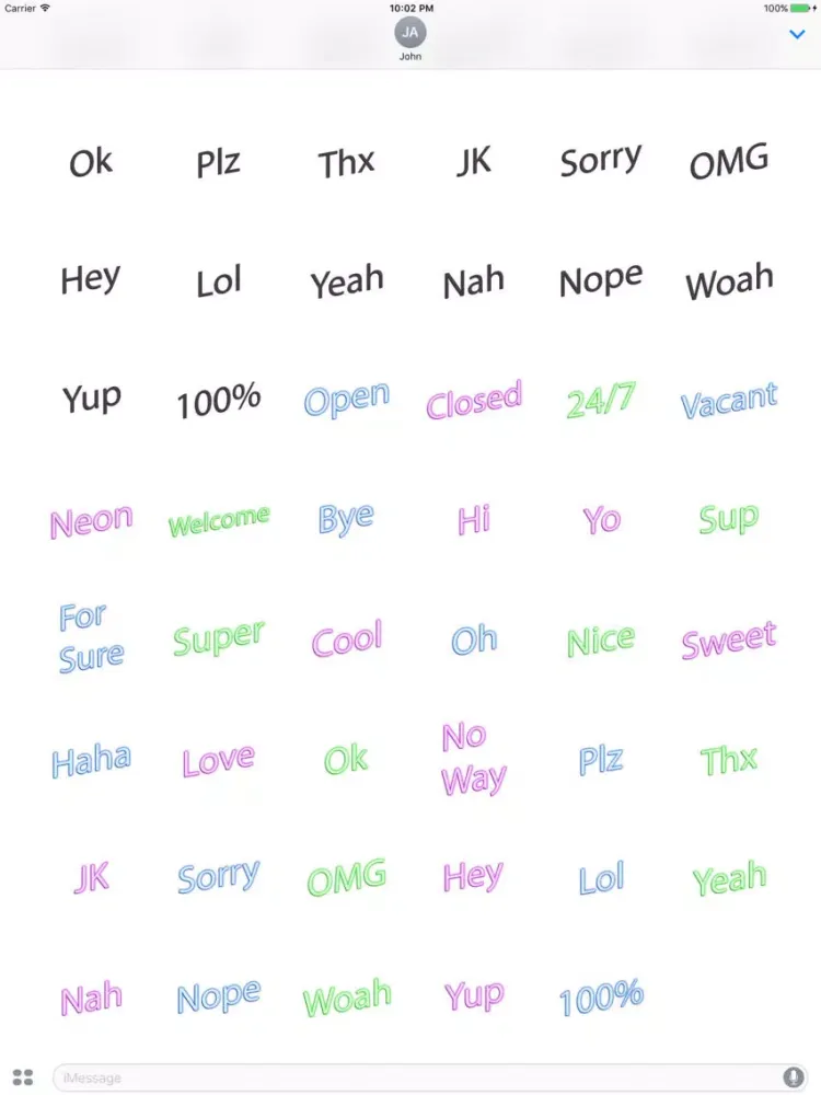 Neon Text iPad 应用截图