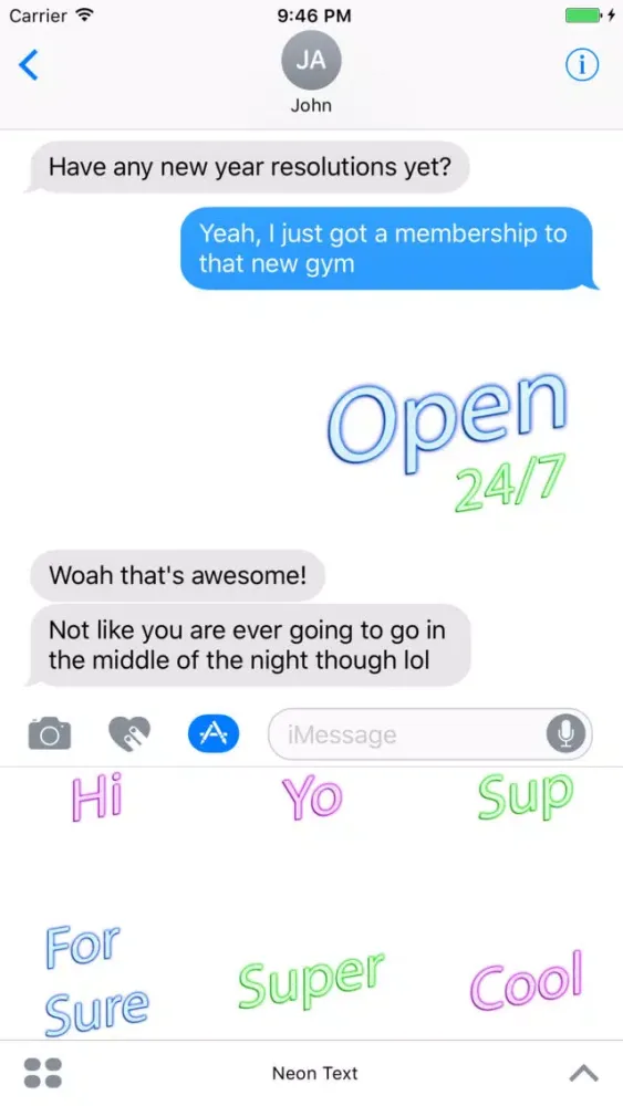 Neon Text应用截图