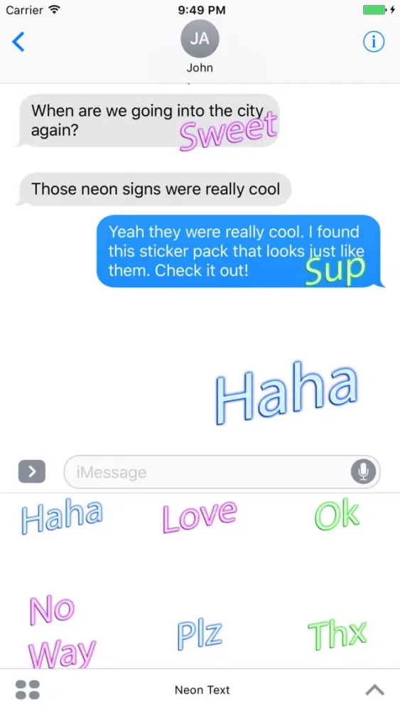 Neon Text应用截图