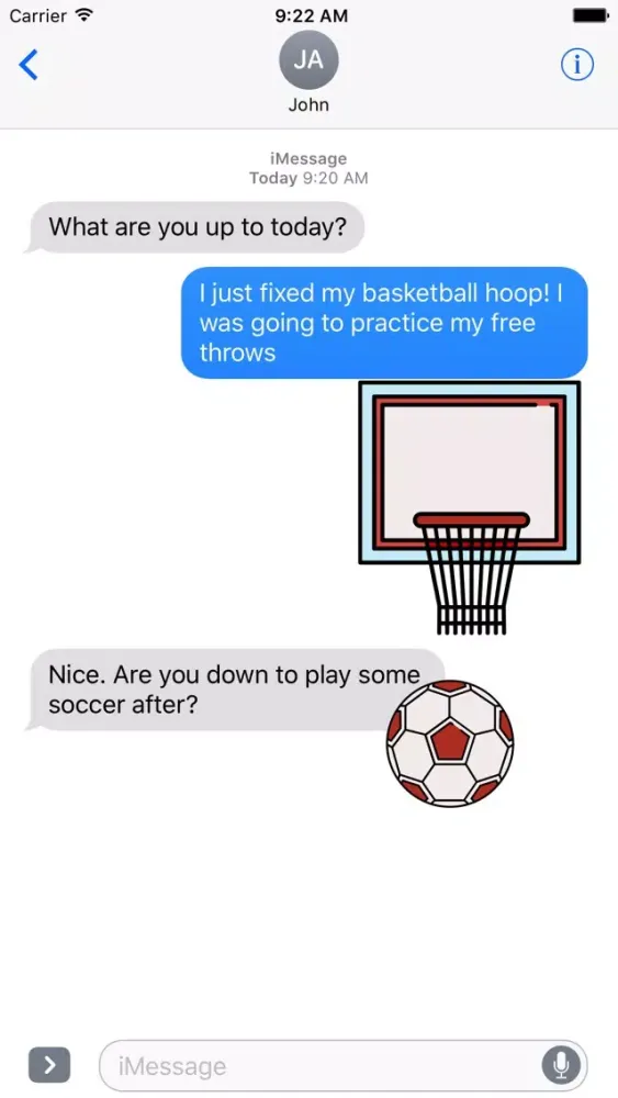 The Sports Sticker Pack 스크린샷