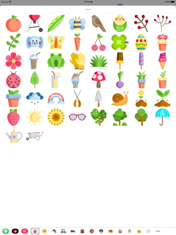 The Spring Sticker Pack iPad  سکرین شاٹس