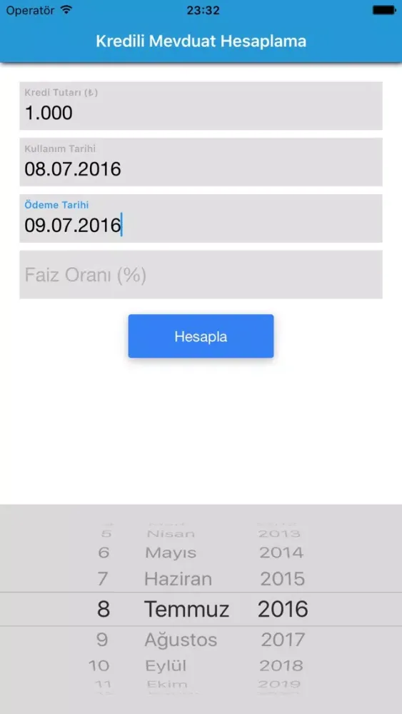 تصاویر Kredili Mevduat Hesaplama