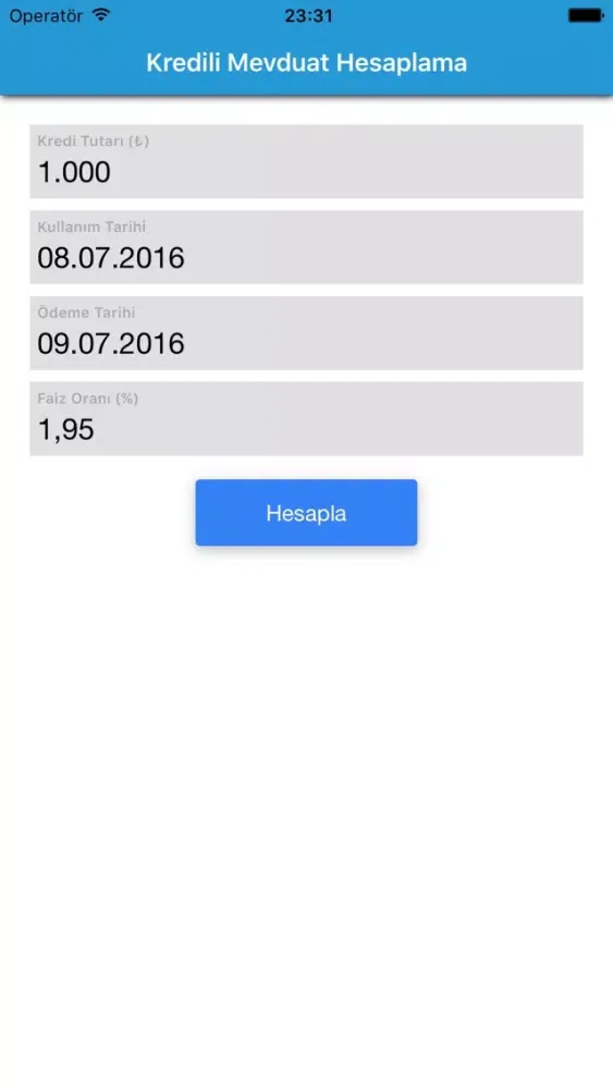 تصاویر Kredili Mevduat Hesaplama