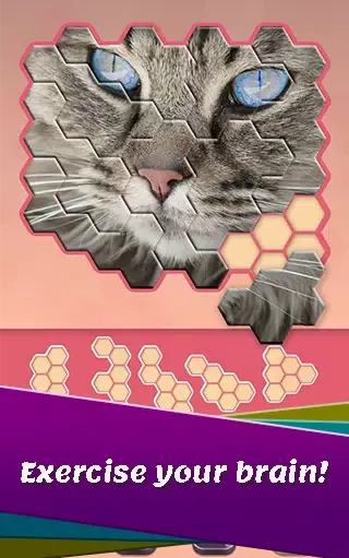 Screenshot di Animals Jigsaw! - Hexa puzzle