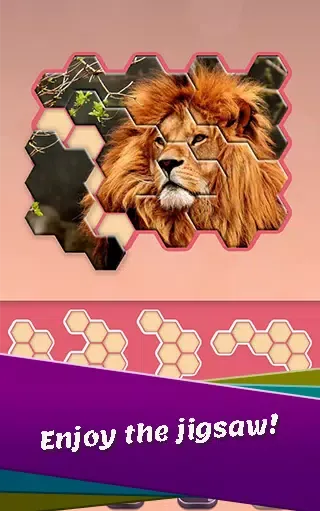 Screenshot di Animals Jigsaw! - Hexa puzzle