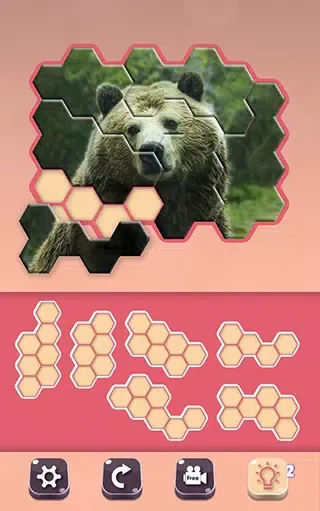 Screenshot di Animals Jigsaw! - Hexa puzzle
