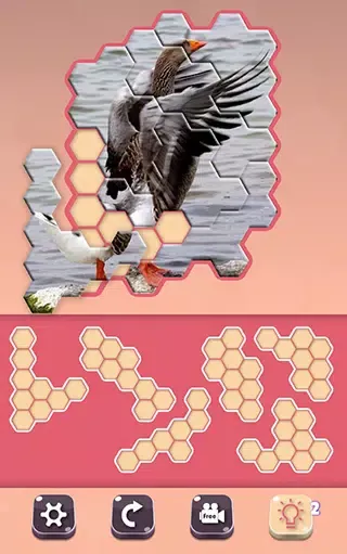 Screenshot di Animals Jigsaw! - Hexa puzzle