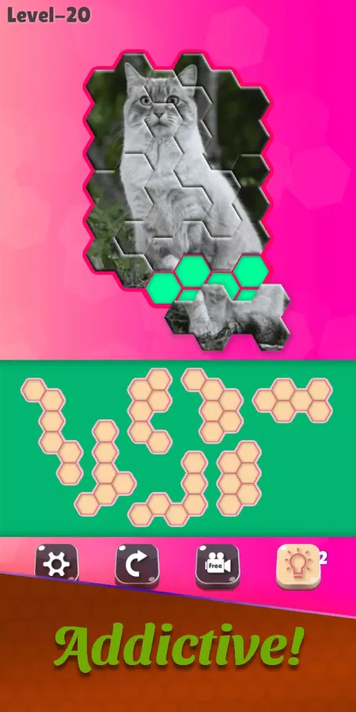 Cats Jigsaw! - Hexa Puzzle Screenshots