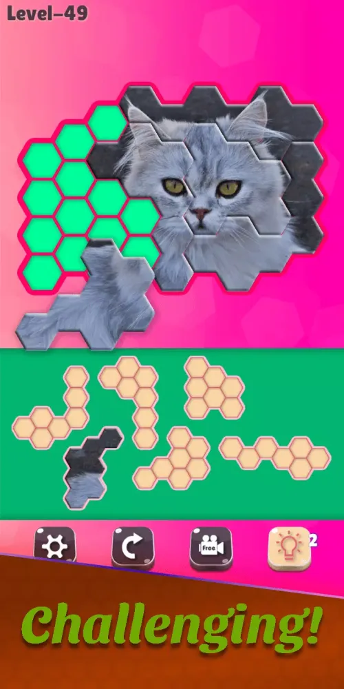 Cats Jigsaw! - Hexa Puzzle Screenshots