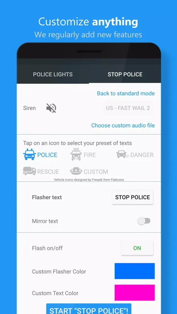 Police Lights, Sirens & Follow Screenshots