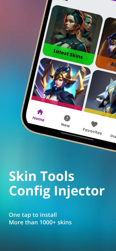 Zrzuty ekranu Skin Tools ML: Config Injector
