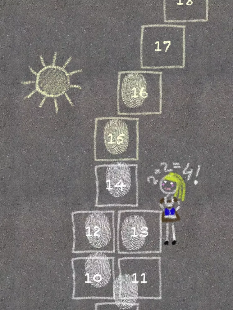 Trottoir — asphalt hopscotch iPad  स्क्रीनशॉट