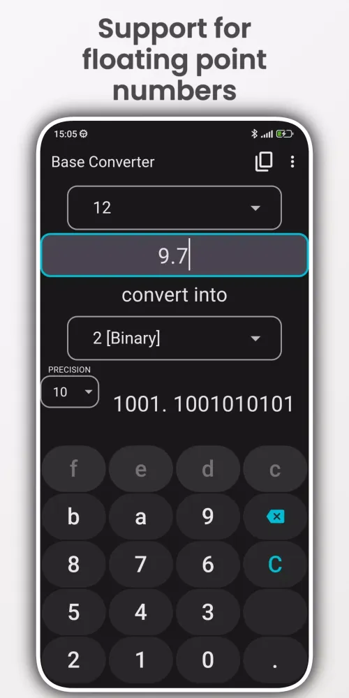 Base Converter Ekran Görüntüleri