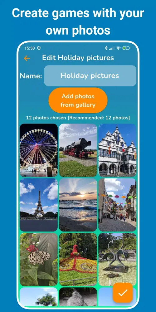 Captures d'écran de Photo Match Game