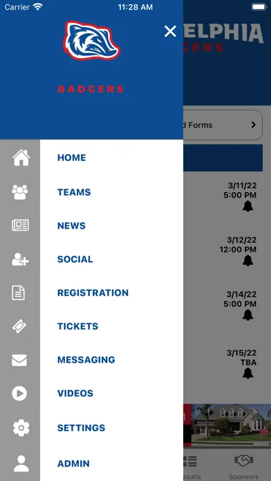 Arkadelphia Badger Athletics Screenshots