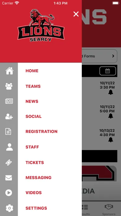 Zrzuty ekranu Searcy Lions Athletics