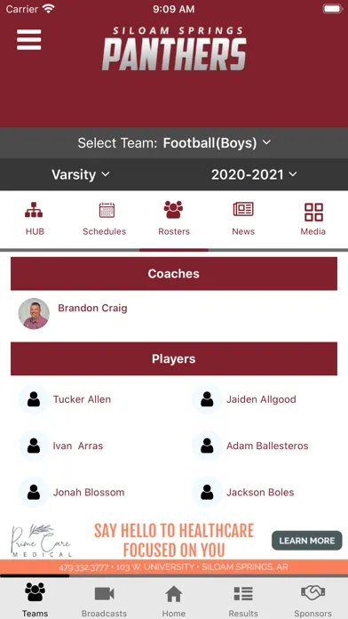 Siloam Springs Panthers スクリーンショット