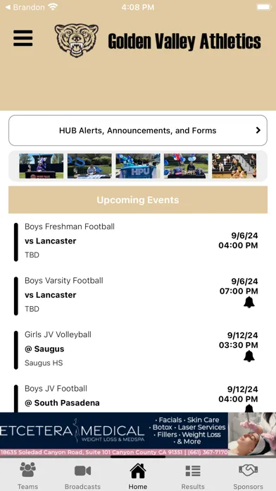 Golden Valley Athletics স্ক্রিনশট
