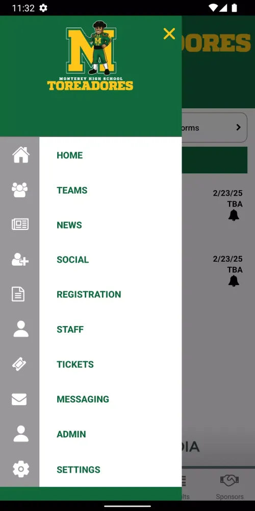 Capturas de pantalla de Monterey Toreadores Athletics