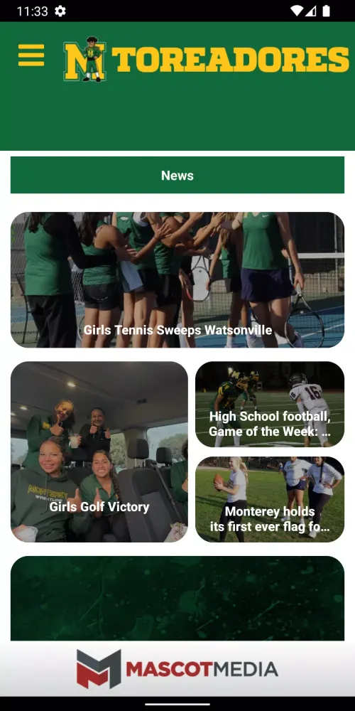 Capturas de pantalla de Monterey Toreadores Athletics