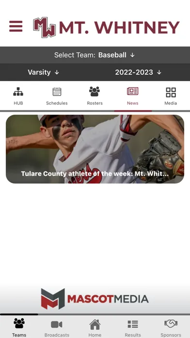 Mt. Whitney Pioneer Athletics سکرین شاٹس