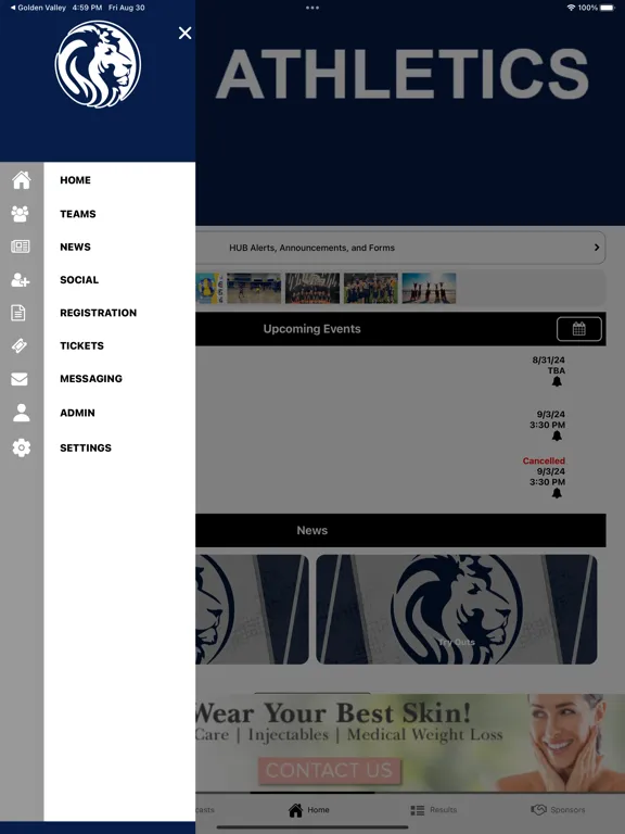 St. John's Athletics iPad  স্ক্রিনশট
