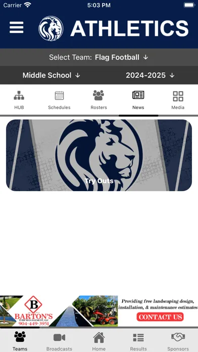 St. John's Athletics স্ক্রিনশট