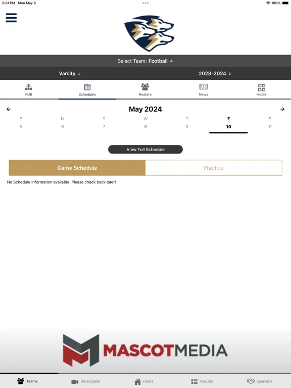 ภาพหน้าจอของ Whitefield Academy Athletics iPad 