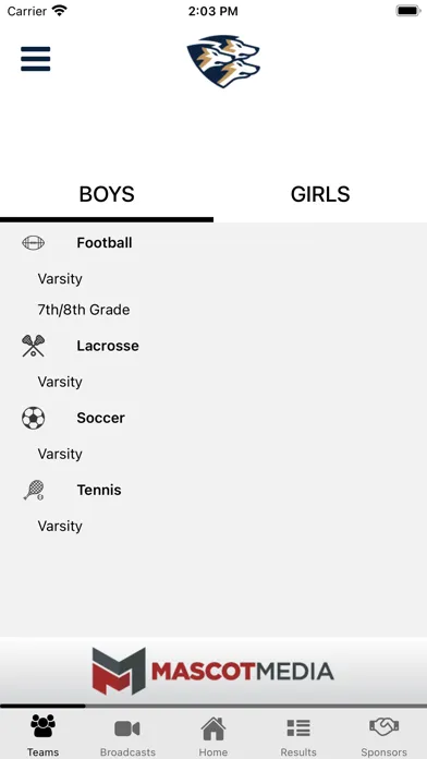 ภาพหน้าจอของ Whitefield Academy Athletics