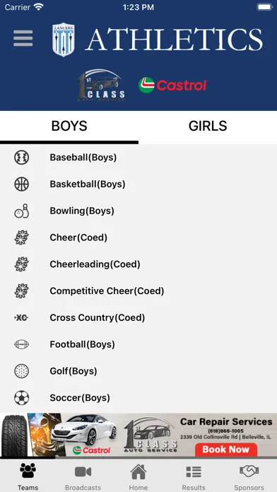 Belleville East Athletics স্ক্রিনশট