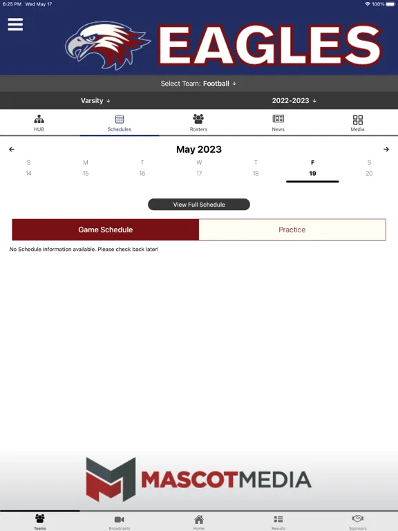 East Wake Athletics iPad  スクリーンショット
