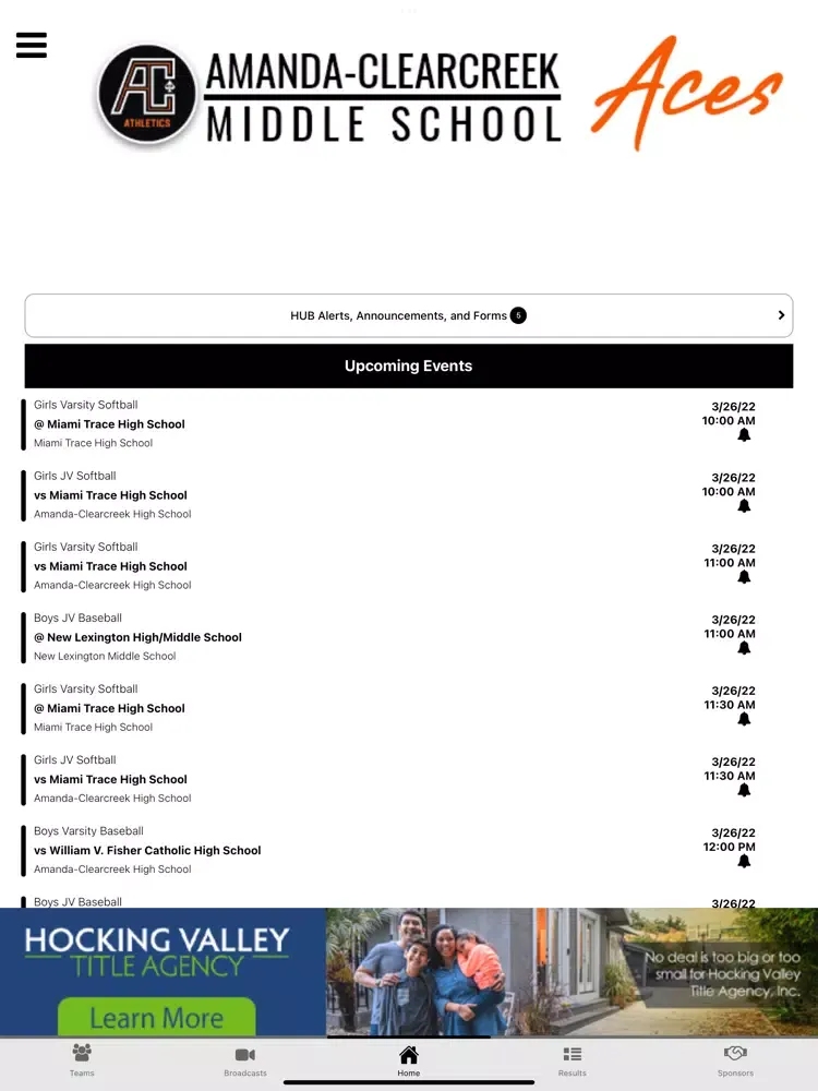 Screenshot di Amanda Clearcreek Athletics iPad 