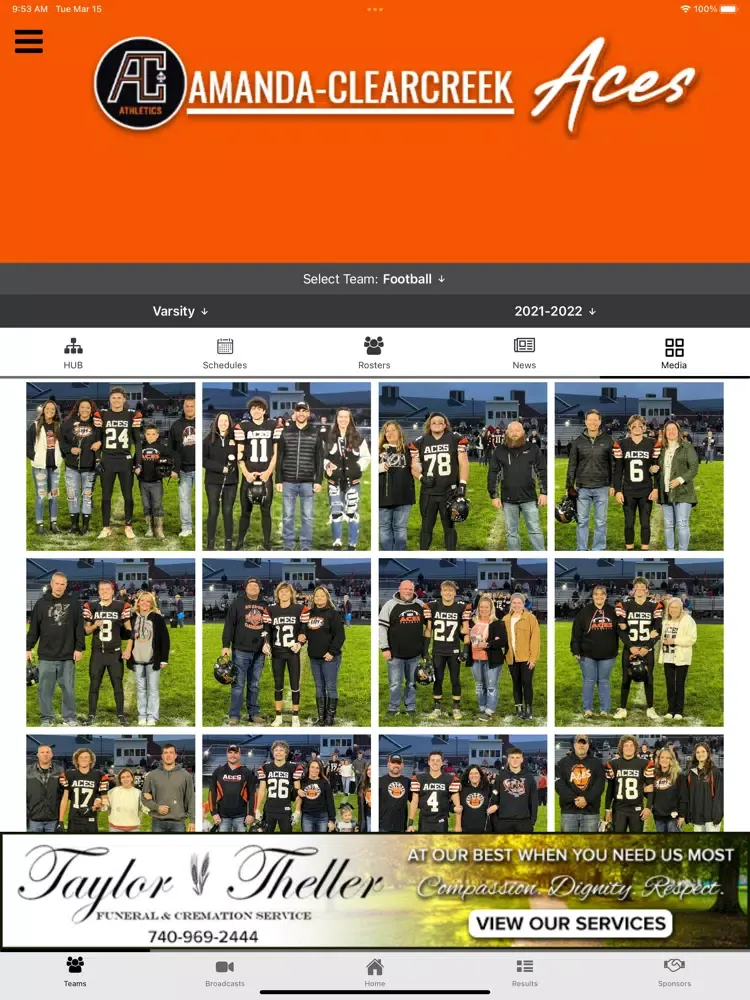Screenshot di Amanda Clearcreek Athletics iPad 