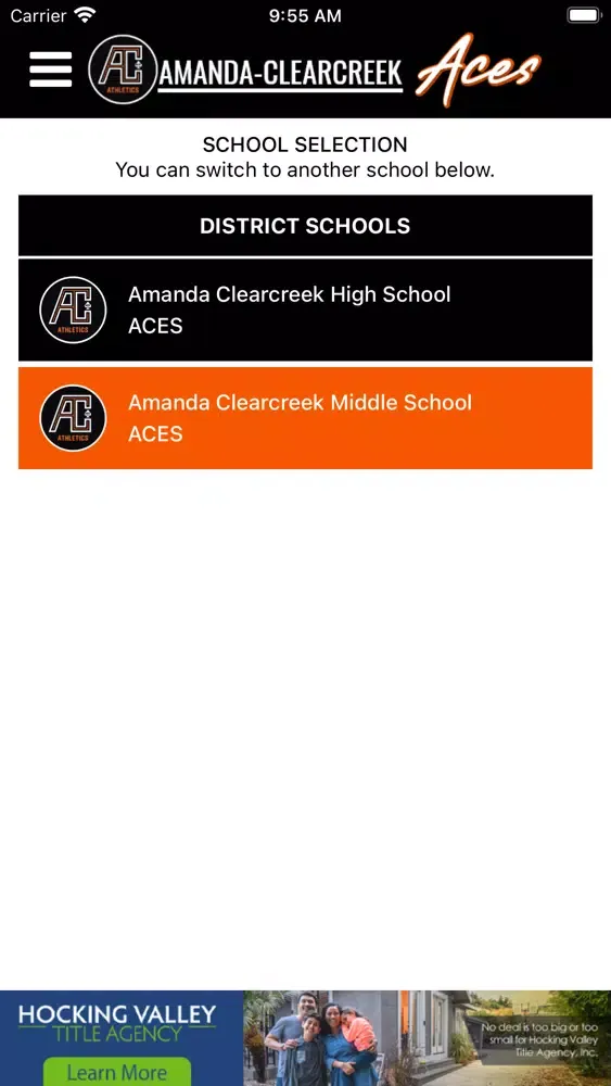 Screenshot di Amanda Clearcreek Athletics