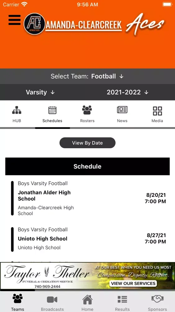 Screenshot di Amanda Clearcreek Athletics