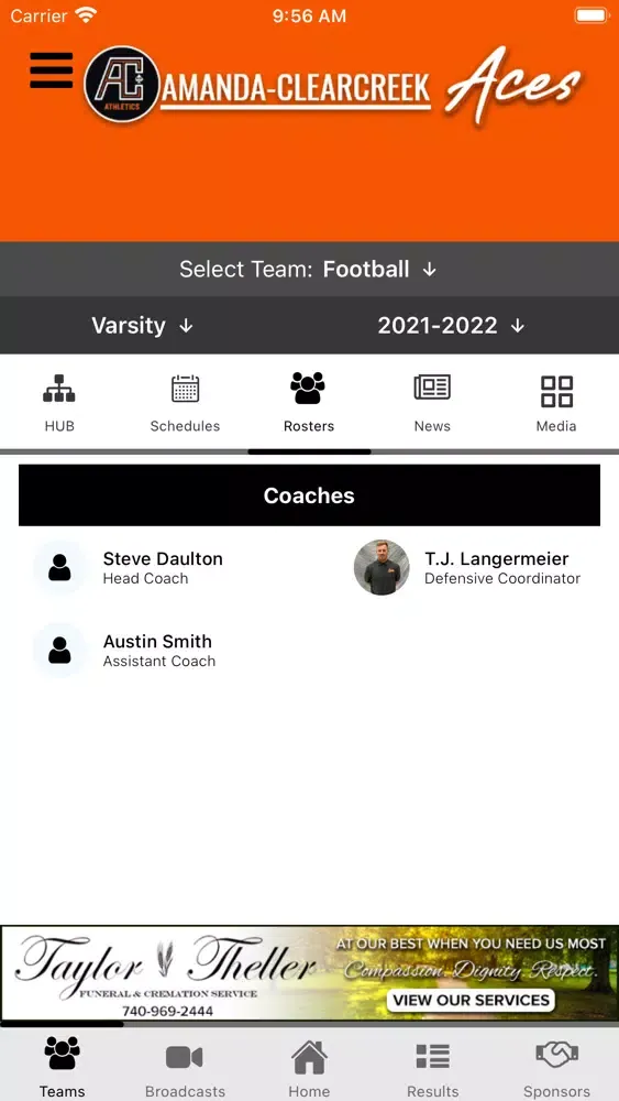 Screenshot di Amanda Clearcreek Athletics