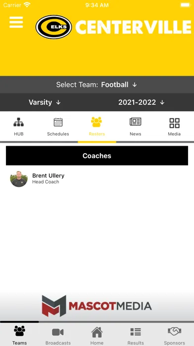 Screenshot di Centerville Elks Athletics