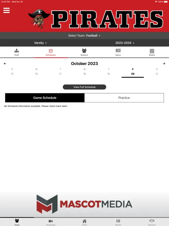 West Carrollton Athletics iPad  Screenshots