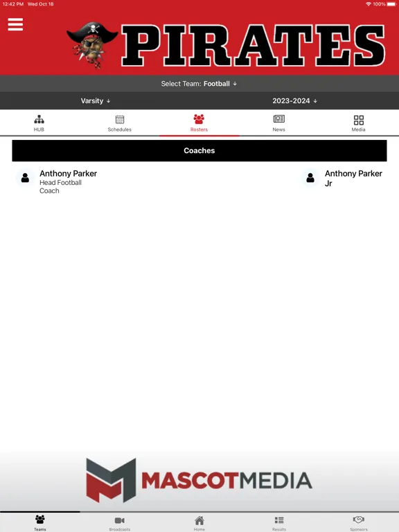 West Carrollton Athletics iPad  Screenshots