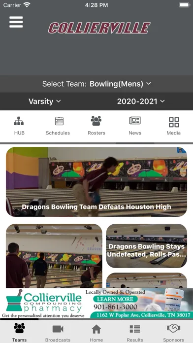 Collierville Dragons Athletics স্ক্রিনশট