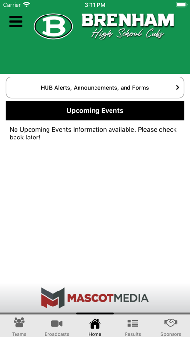 Screenshot di Brenham ISD Athletics