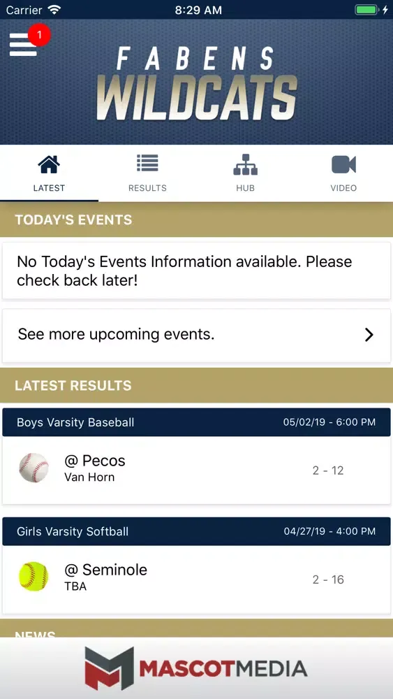Fabens Wildcats Athletics Screenshots