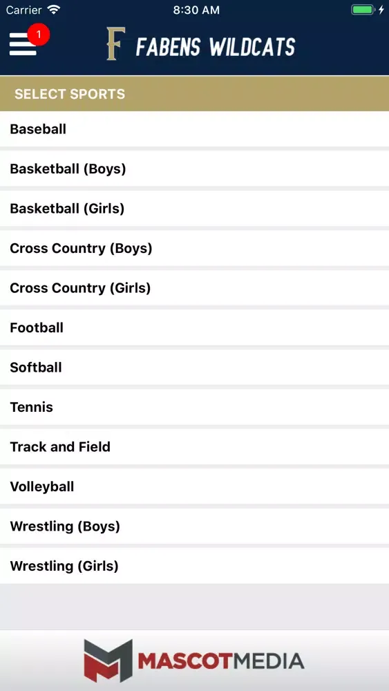 Fabens Wildcats Athletics Screenshots