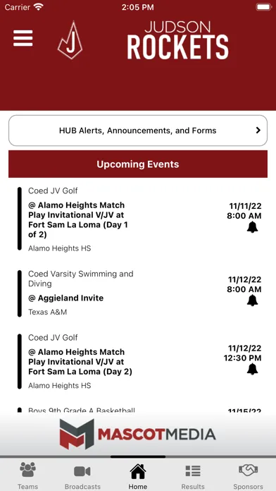 Judson ISD Athletics應用截圖